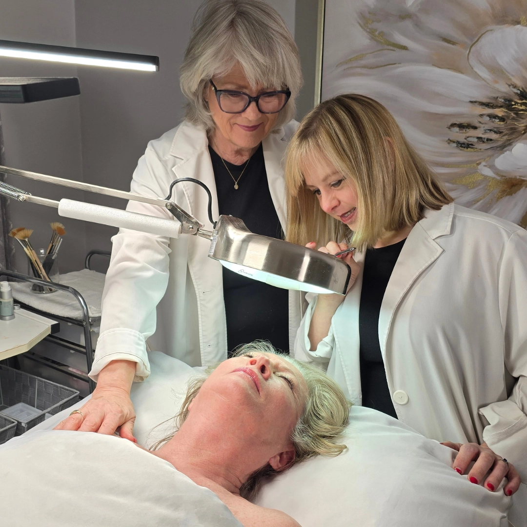 Emily and Ashley in the Clinic